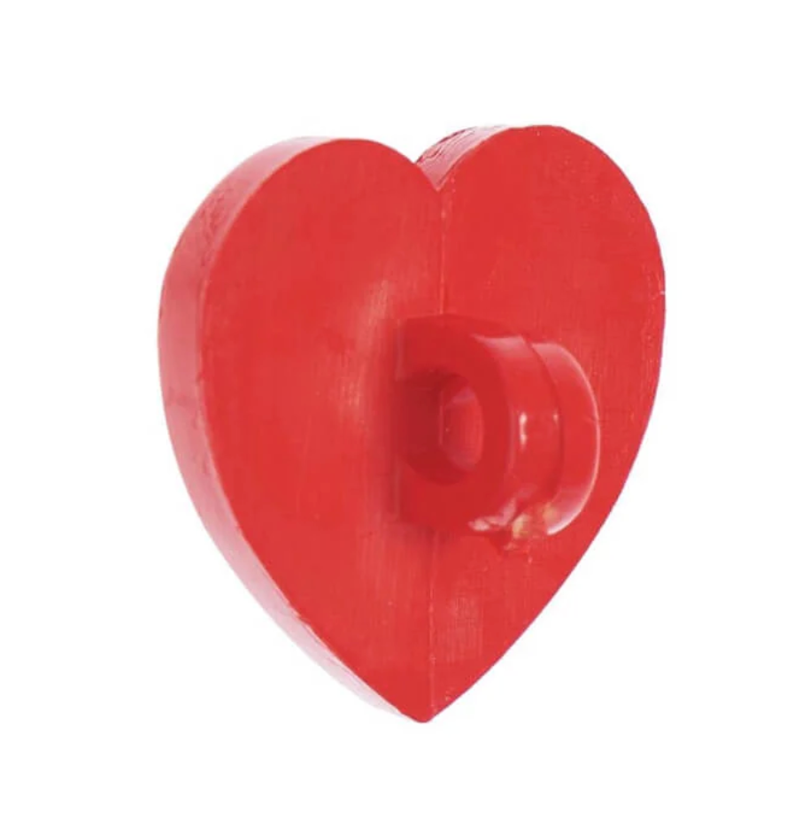 Herz-Knöpfe "Sweet Love" – Rot Glänzend – 15mm (4er-Set) Tulipas Berlin