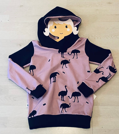 Kapuzen Hoodie Sweatshirt Pullover Lila Strauß Tulipas Berlin