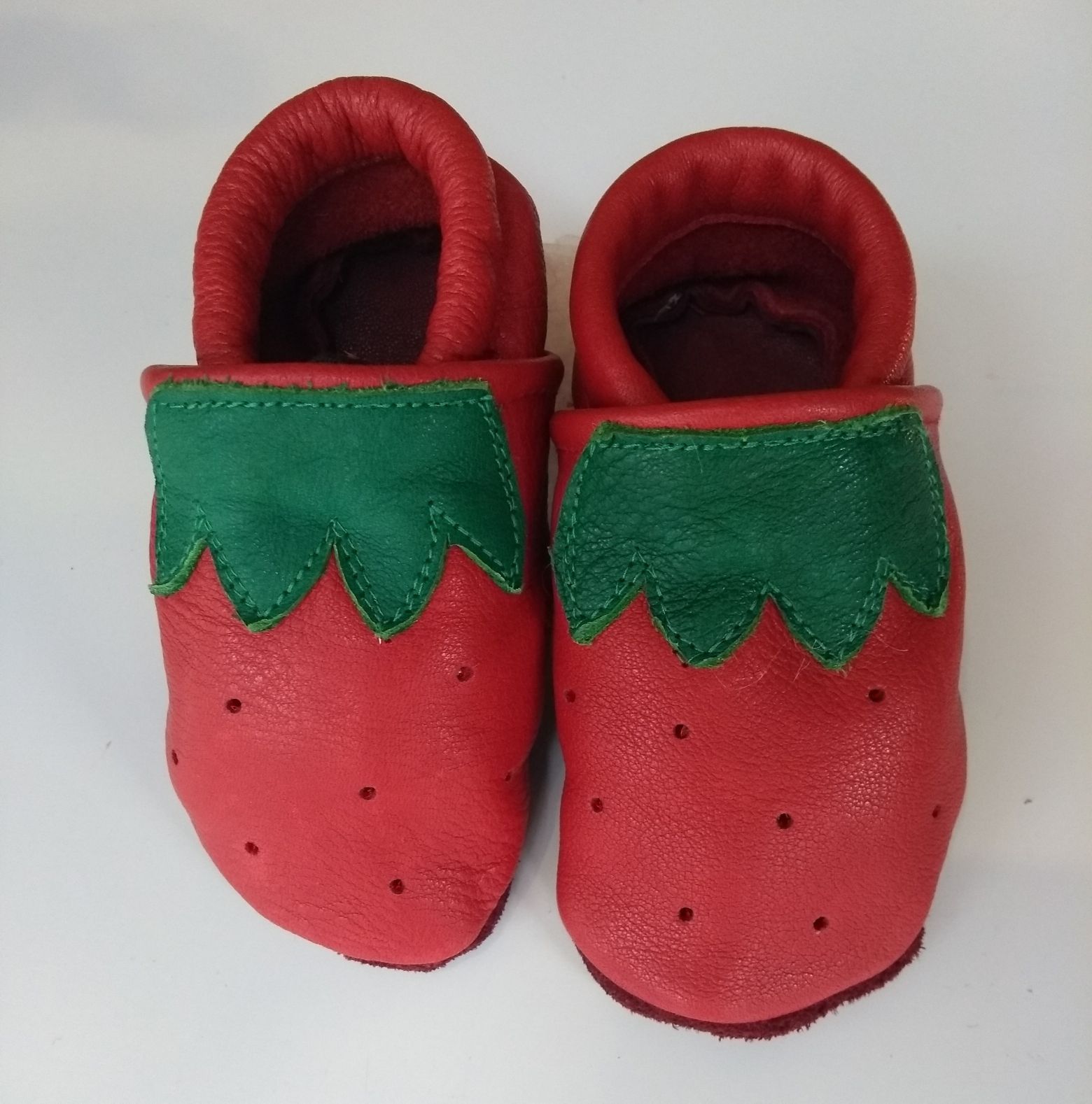 Krabbelschuhe  Babyschuhe Erdbeeren Tulipas Berlin