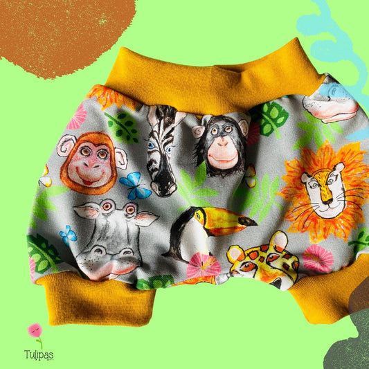 Kurze Babyhose bummies Tiere Zoo Tulipas Berlin