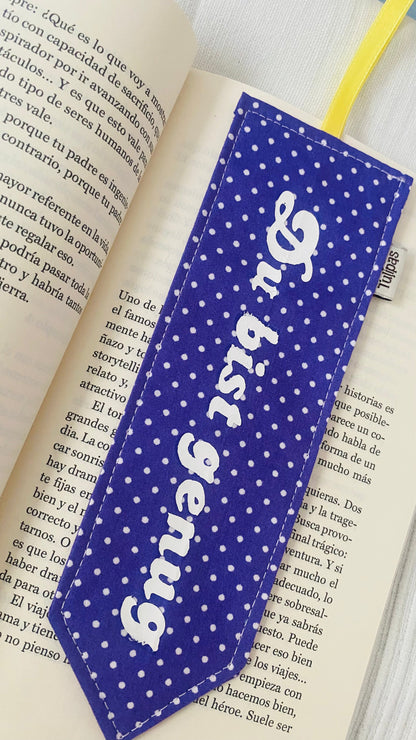 Stofflesezeichen „Du bist genug“ – eine kleine Erinnerung für dich Tulipas handmade