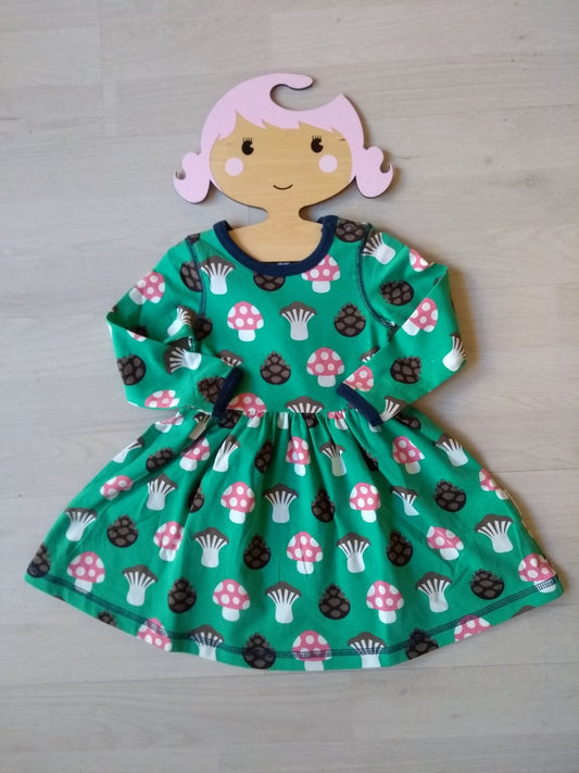 Mädchen Kleid mushroom maxomorra