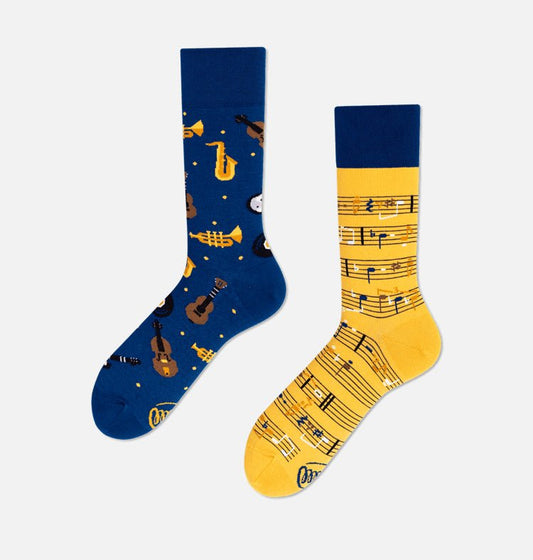 Music notes Socken many mornings many mornings