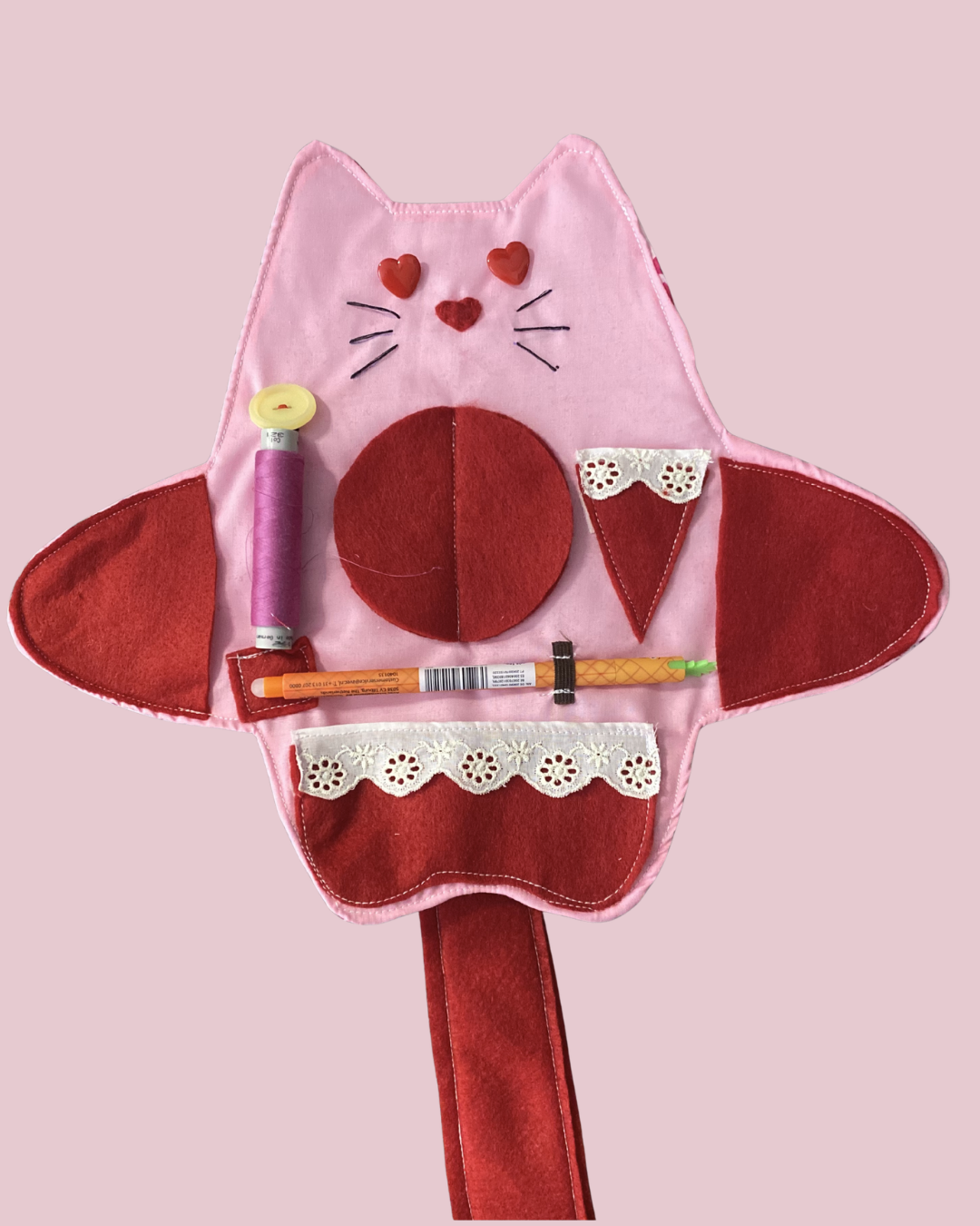 Katzen Nähetui Schnittmuster PDF – Anfänger-Anleitung Schritt für Schritt – DIY Nadelbuch & Reisenähset, sofort downloaden Tulipas Berlin