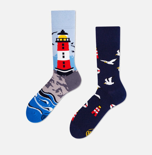 Nordic Lighthouse Socken many mornings many mornings