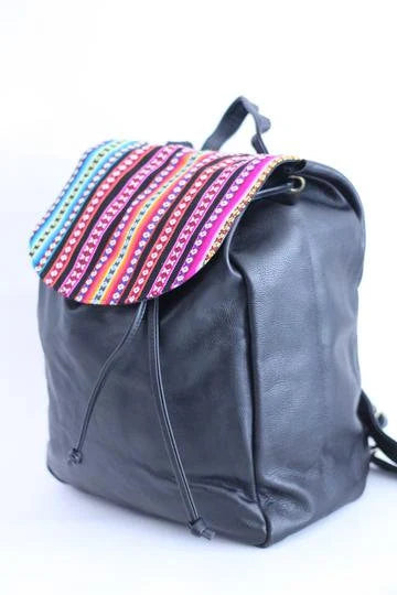 Leder Peru Rucksack