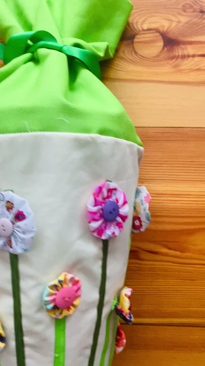 Schultüte mit Blumen Mädchen Schultüte