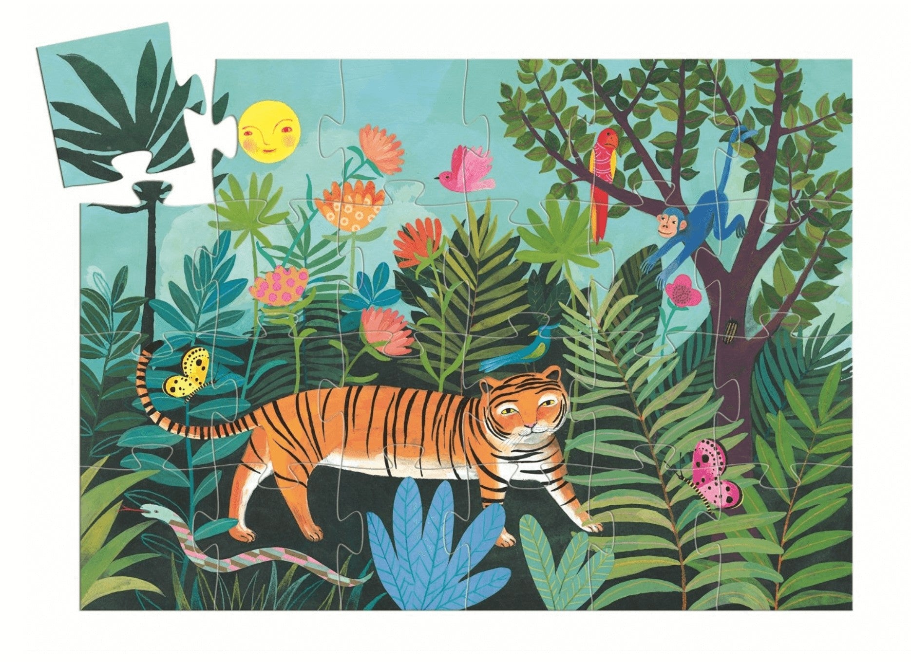 Puzzle kleine Kinder Tiger Djeco