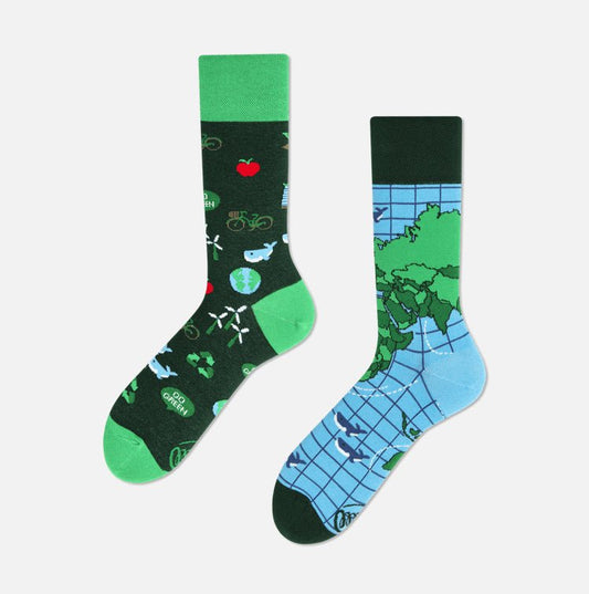 Save the Planet Socken many mornings many mornings