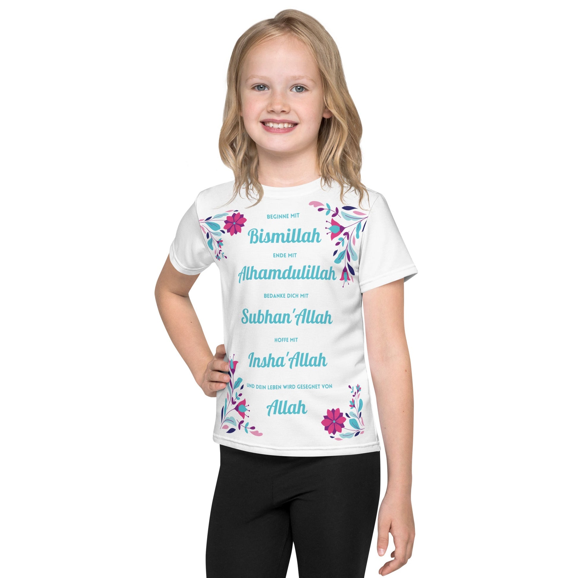 T-Shirt Islam Qoran mit Rundhalsausschnitt für Kinder Tulipas Berlin