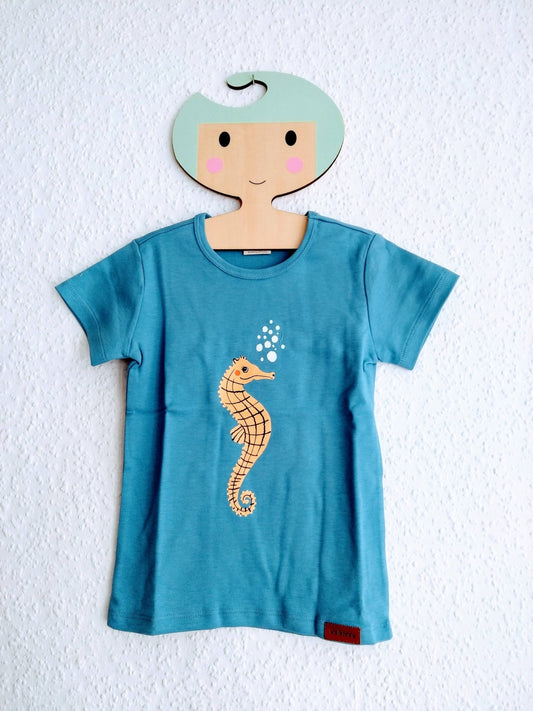 T-Shirt Kurzarm Seepferdchen Walkiddy