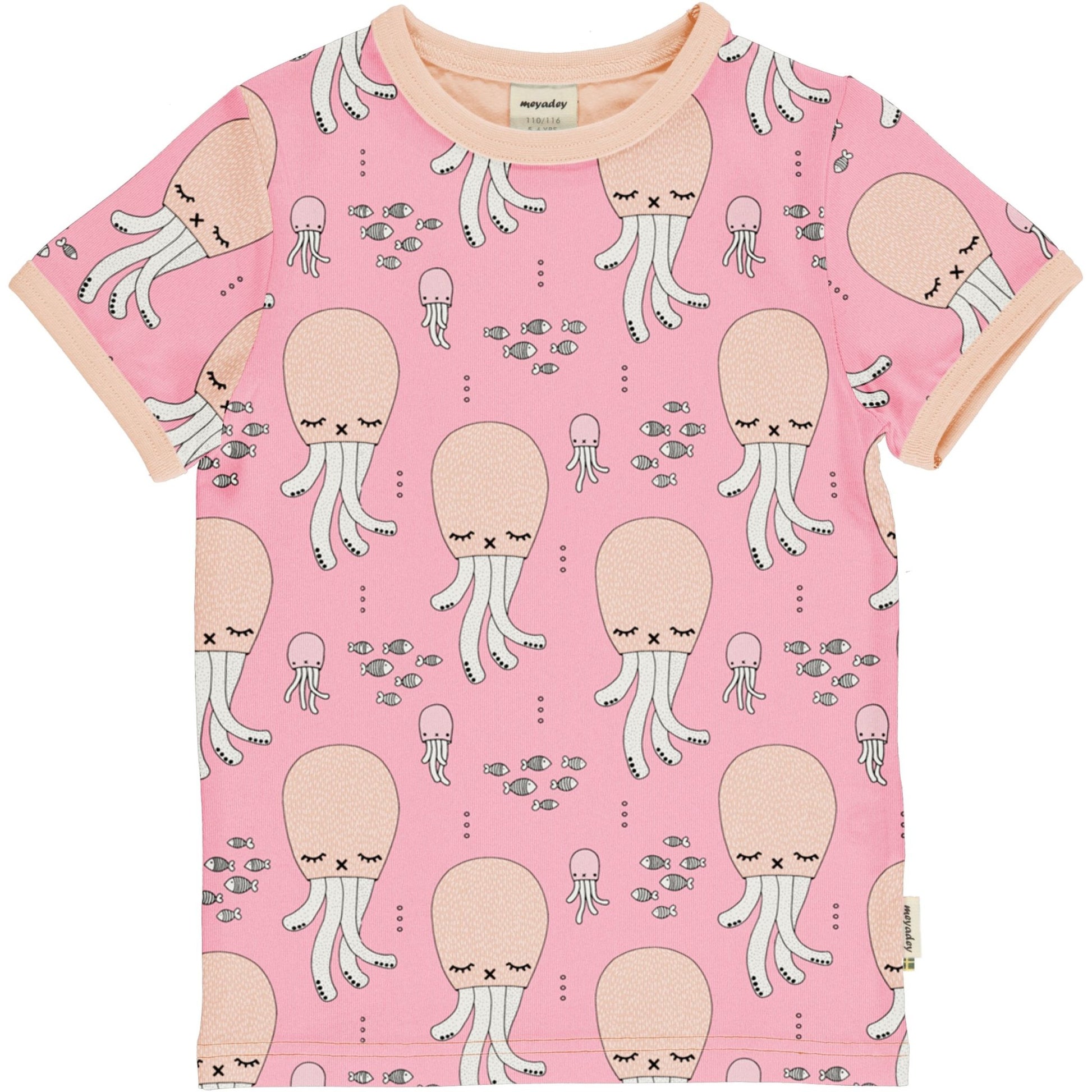 T-shirt Tintenfisch Rosa-pink meyadey