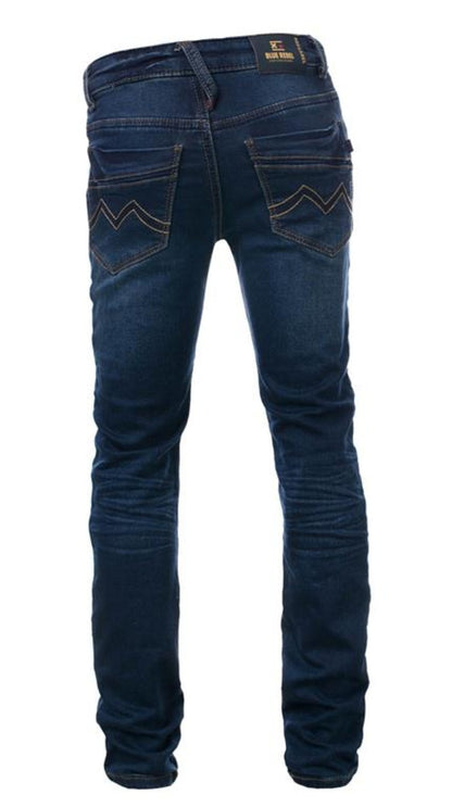 Blue Rebel MINOR creative wash. Comfy skinny fit jeans Blue Rebel