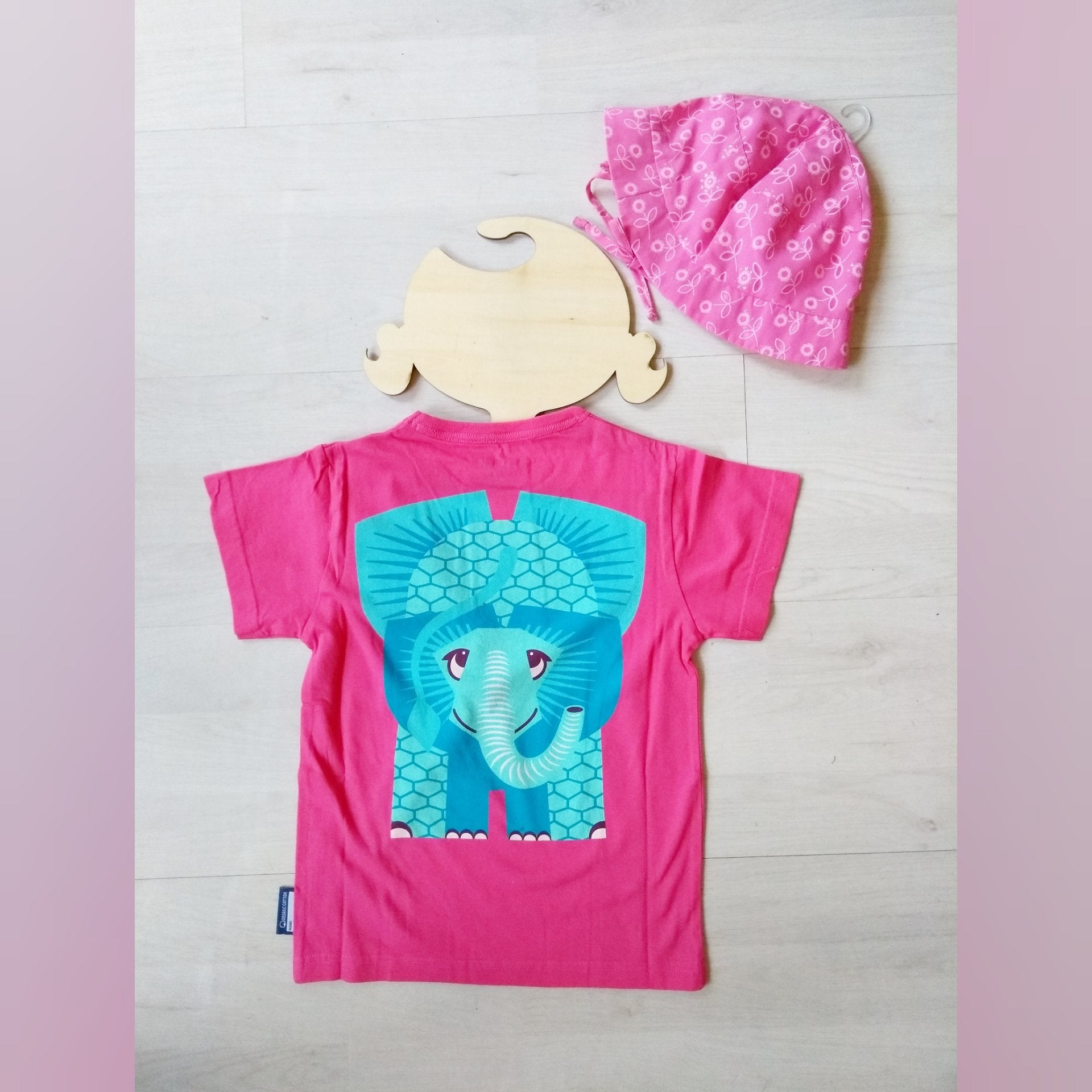 Elefanten T-Shirt pink Coq en Pate Coqenpate