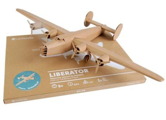 Liberator Flieger aus Pappkarton Leolandia