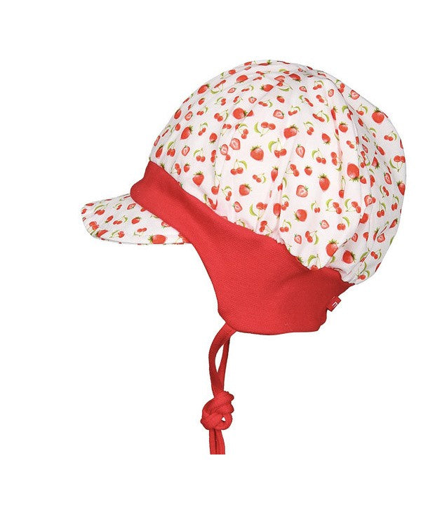 Schirmmütze babymütze Erdbeeren Maximo Sterntaler