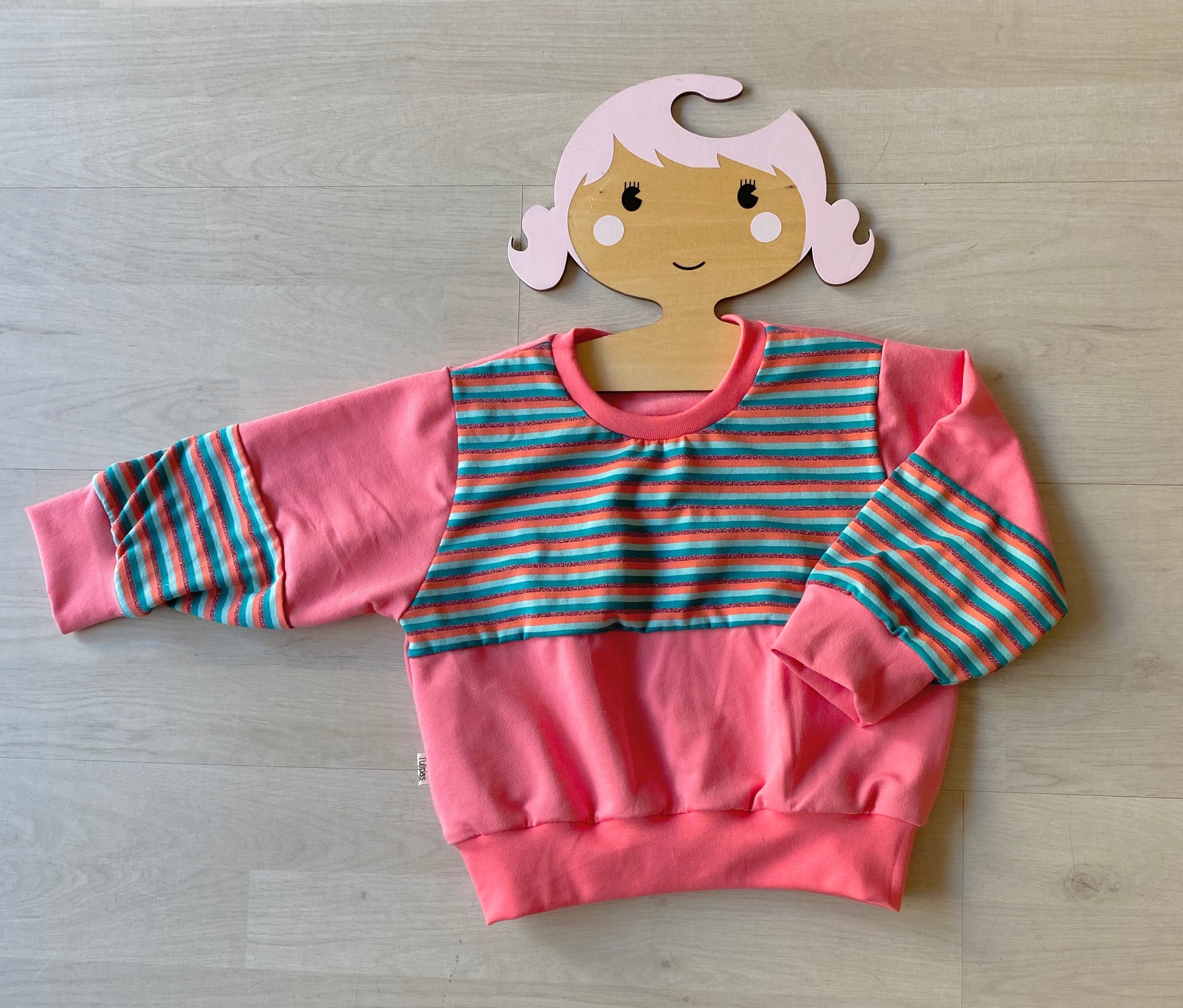 Hoodie Sweater Streifen Pink Tulipas Berlin