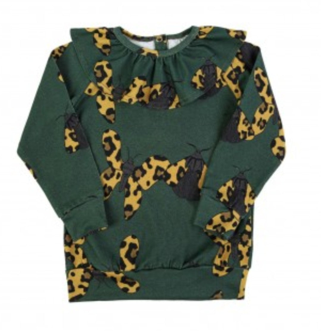 langarmshirt hoodie Sweater Schmetterling grün Dear Sophie
