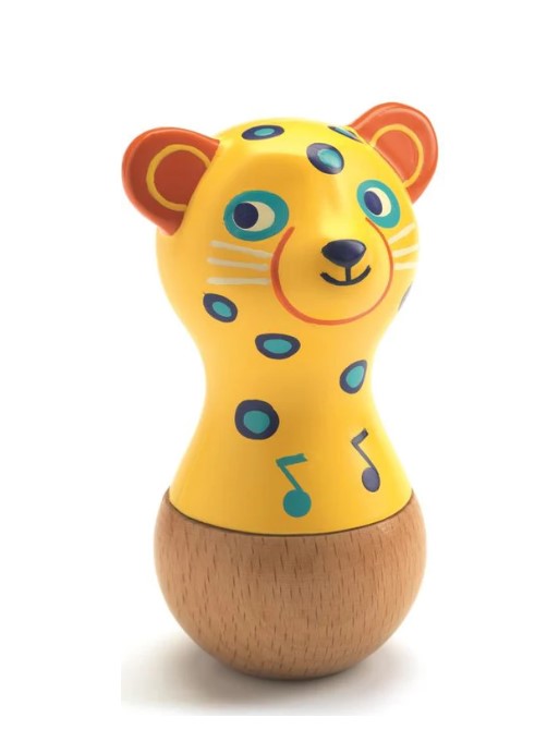 Rassel Maracas Babyspielzeug Jaguar Djeco